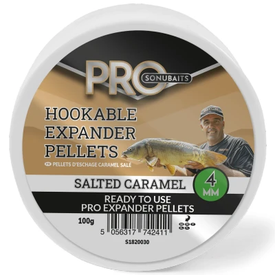 Afbeelding van Sonubaits Pro Hookable Expander Pellets 6mm &amp; 8mm 4mm / Salted Caramel