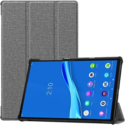 Afbeelding van ProCase beschermhoes voor Lenovo Tab M10 Plus 10,3 inch, FHD model TB X606F, X606X in 2020, K10, X6C6F, van PU leer, grijs