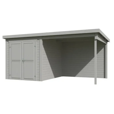 Afbeelding van Tuinhuis Finn 450x250 cm Platinum Grey Gecoat