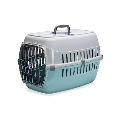 Afbeelding van Karlie Transportbox Eco Tourist, aqua 56x36x36cm Katze