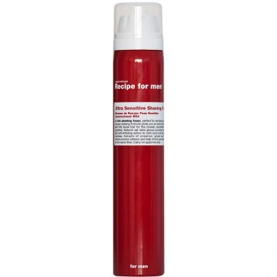 Afbeelding van Recipe for Men scheerschuim voor gevoelige huid 100ml