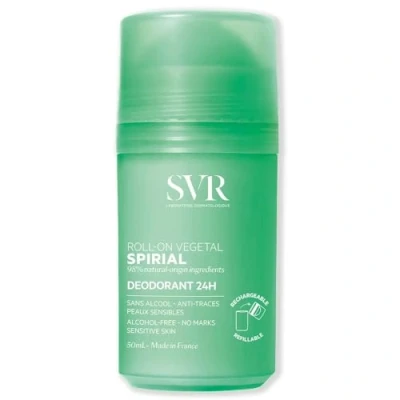 Afbeelding van SVR Deodorant Roll On Plantaardige Spirial Licht tot matig zweten Vermindert slechte geuren gedurende 24 uur 98% ingrediënten van natuurlijke oorsprong 50 ml