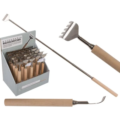 Afbeelding van Uitschuifbare Ruggenkrabber met Houten Handvat