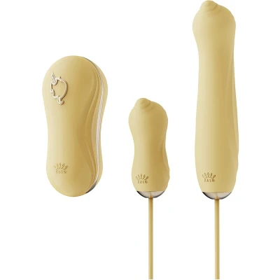 Afbeelding van Zalo Sucking Vibrator with Pump and Different Attachments pink
