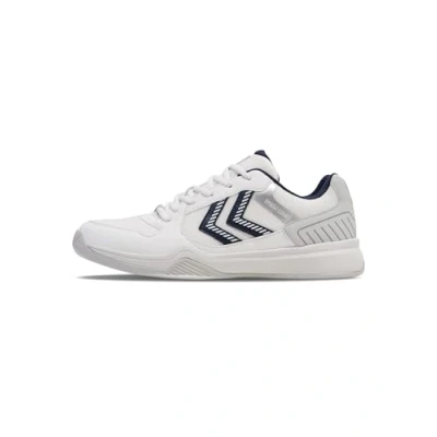 Afbeelding van hummel Chaussures de handball unisexes All Court Blanc brillant Jupe Lunar Taille 39 EU, Bright White Rock, EU