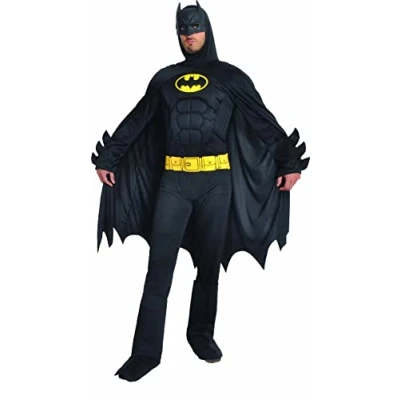 Afbeelding van Dc Comics Verkleedpak Batman Heren Polyester Zwart 3 delig Maat Xl