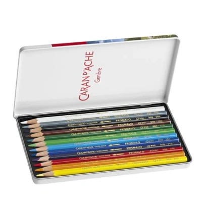 Afbeelding van Kleurpotloden Caran d&#039;Ache Prismalo 12stuks assorti
