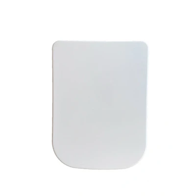 Afbeelding van Wiesbaden Carré toiletzitting softclose en quick release glans wit