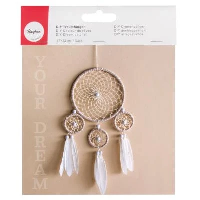 Image de Kit DreamCatcher Attrape rêves 17x33cm beige/brun Rayher