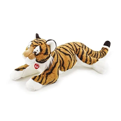 Afbeelding van Trudi Classic knuffel Tijger Groot 39 cm Hoge kwaliteit pluche Knuffeldier voor jongens en meisjes 39x23x46 maat L