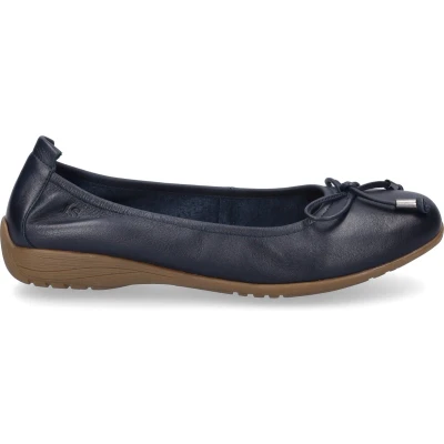Afbeelding van Josef Seibel Fenja Ballerina&#039;s, Dames, Maat: 38, Indigo Leer