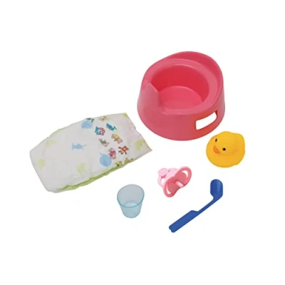 Afbeelding van Heless Babypotje Roze Met Accessoires 15 Cm