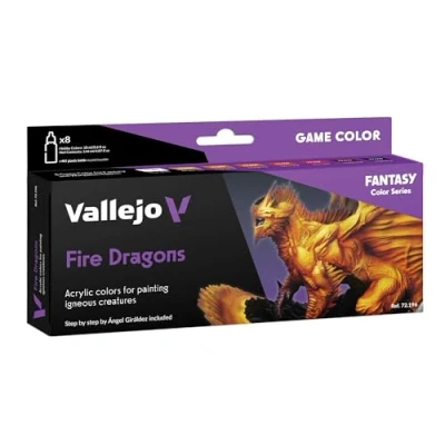 Afbeelding van Game Color Fire Dragons 8 kleuren 18ml 72196