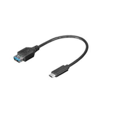 Afbeelding van Microconnect 0.2m USB 3.1 C A Mannelijk Vrouwelijk Zwart kabel