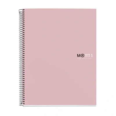 Afbeelding van Miquelrius The Original Colors A5 notitieboek, 80 vellen, 90 g/m² en 1 gekleurde band, horizontaal gelinieerd, 7 mm, 4 gaten, hardcover van gelamineerd karton, zandkleurig