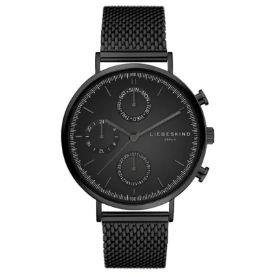 Afbeelding van Liebeskind Berlin Chronograaf, Dames, Maat: One Size, Black