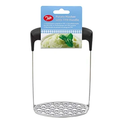 Afbeelding van Tala Aardappelstamper RVS Ergonomisch Soft Grip Handvat Voor Aardappelpuree, Groenten, Avocado &amp; Meer Vaatwasserbestendig 18 cm