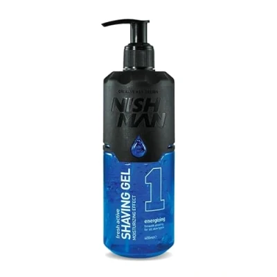 Afbeelding van Nish Man Shaving Gel Scheergel 400 ml 4 stuks