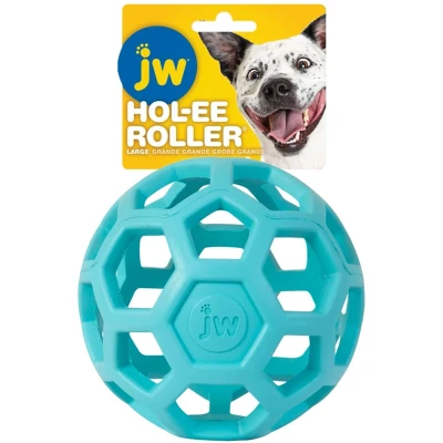 Afbeelding van JW HOL EE ROLLER Hondenspeeltje Hondenspeelgoed Hondenbal L Ø 15 cm Natuurrubber Groen