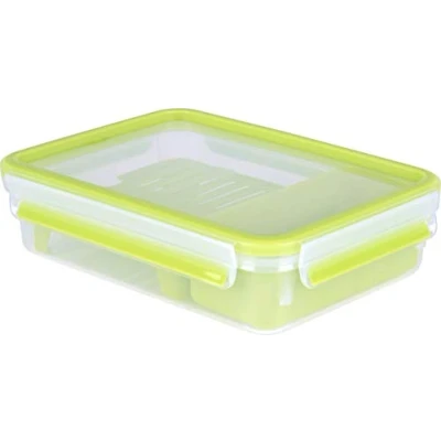 Afbeelding van emsa Brunchbox CLIP &amp; GO, 1,20 Liter, transparant / groen