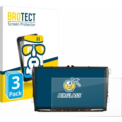 Afbeelding van BROTECT Screenprotector voor Erisin ES8998V 9&quot; Folie Beschermfolie Beschermglas transparant (3 Stuks)