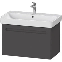 Afbeelding van Duravit No.1 wastafelonderbouwkast hangend grafiet mat 740 x 426