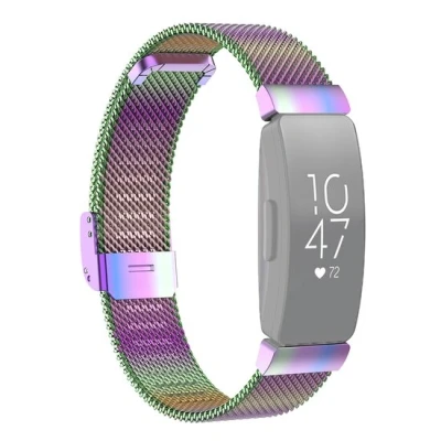 Afbeelding van Fitbit Inspire Milanese bandje met gesp Maat: Small Multi