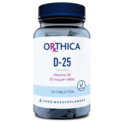 Afbeelding van Orthica D 25 Tabletten