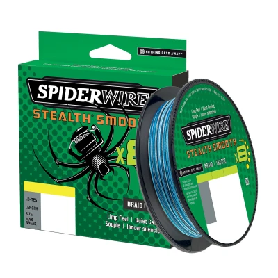 Afbeelding van Spiderwire Stealth Smooth 8 Blue Camo 0,33mm (300m) Gevlochten lijn