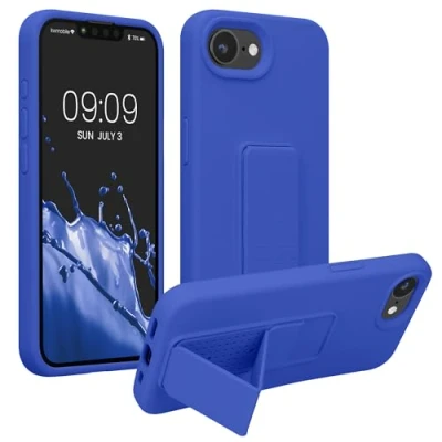 Afbeelding van kwmobile back cover voor smartphone geschikt Apple iPhone 16e 1x beschermhoesje van kunststof In Baltisch blauw