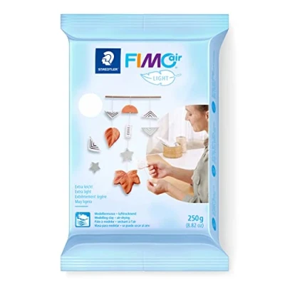 Image de Staedtler Fimo Air argile à modeler lumière 250 grammes blanc brillant