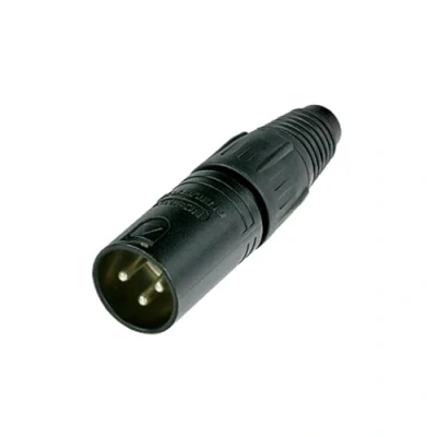 Afbeelding van Neutrik NC3MX BAG XLR connector Stekker, recht Aantal polen: 3 Zwart 1 stuk(s)