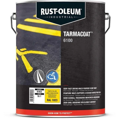 Image de Peinture pour sol extérieur et intérieur Tarmacoat 5 L Rust Oleum