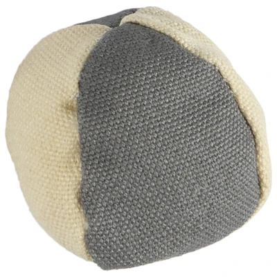 Afbeelding van Flamingo Natural Fun Bal Kattenspeelgoed 4.5 cm Grijs Beige