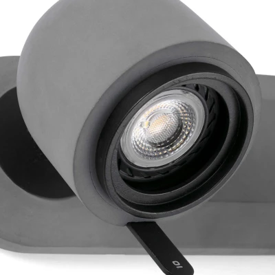 Afbeelding van Trendy beton wandspot Stone, 2 lamps