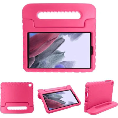 Afbeelding van iMoshion Tablet Hoes Kinderen Geschikt voor Samsung Galaxy Tab A7 Lite Kidsproof Backcover met handvat Roze