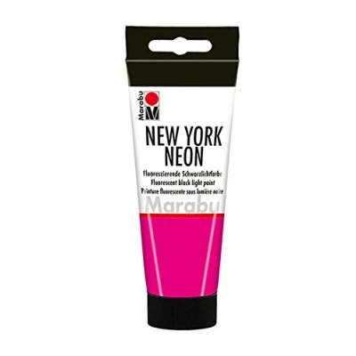 Image de Peinture Acrylique Néon Rose fluo 100ml