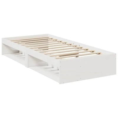 Afbeelding van Slaapbank 75x190 cm massief grenenhout wit
