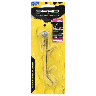 Image de Spro Screw in Swivel Rig 8cm Treble 13NSB (Lure Lenght 13 18cm) Maat : 20g