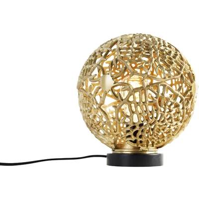Afbeelding van QAZQA Art deco tafellamp goud Maro
