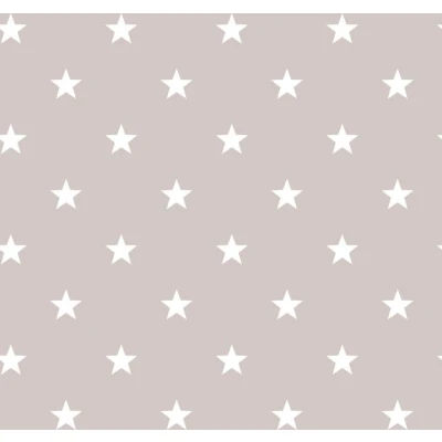 Afbeelding van Deauville Vliesbehang Sterren Behang Muurdecoratie Beige 0,53 x 10,05 M.