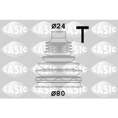 Afbeelding van SASIC 1906111 Aandrijfashoes Versnellingsbak zijde Thermoplastic FIAT: 500 Hatchback, Punto III C Convertible