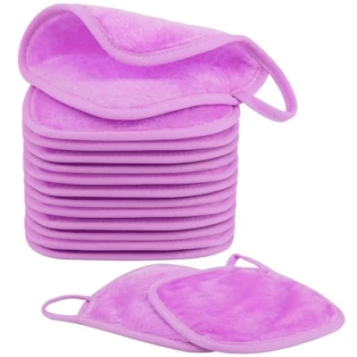 Afbeelding van Nineigh 15 stuks microvezel washandjes paars