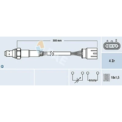 Afbeelding van Fae Lambda sonde 77586