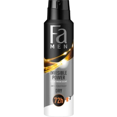 Afbeelding van Fa, Deodorants, Men Xtreme Invisible Power Antitranspirant In Spray Voor (Spuit, 150 ml)