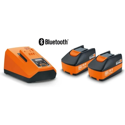 Afbeelding van Fein Accu Starterset Lader + 2x Accu&#039;s 18V 6.0Ah 92604323010