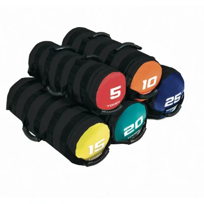 Afbeelding van Toorx Fitness Powerbag met 6 hendels Zwart PU