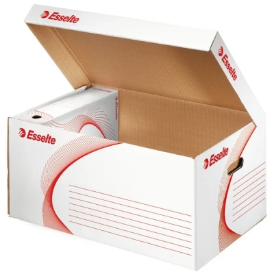 Image de Esselte Container d&#039;archivage, ondulé, blanc