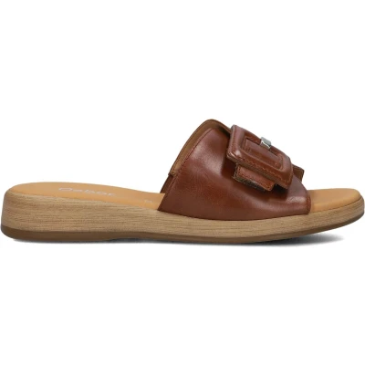 Afbeelding van Gabor 731.3 Slippers Dames Bruin Maat 36