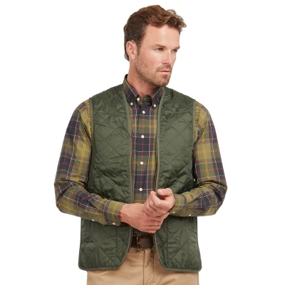 Afbeelding van Barbour Voering Beaufort Olive maat 56 Heren Binnenjas met Regular fit Pasvorm Katoen